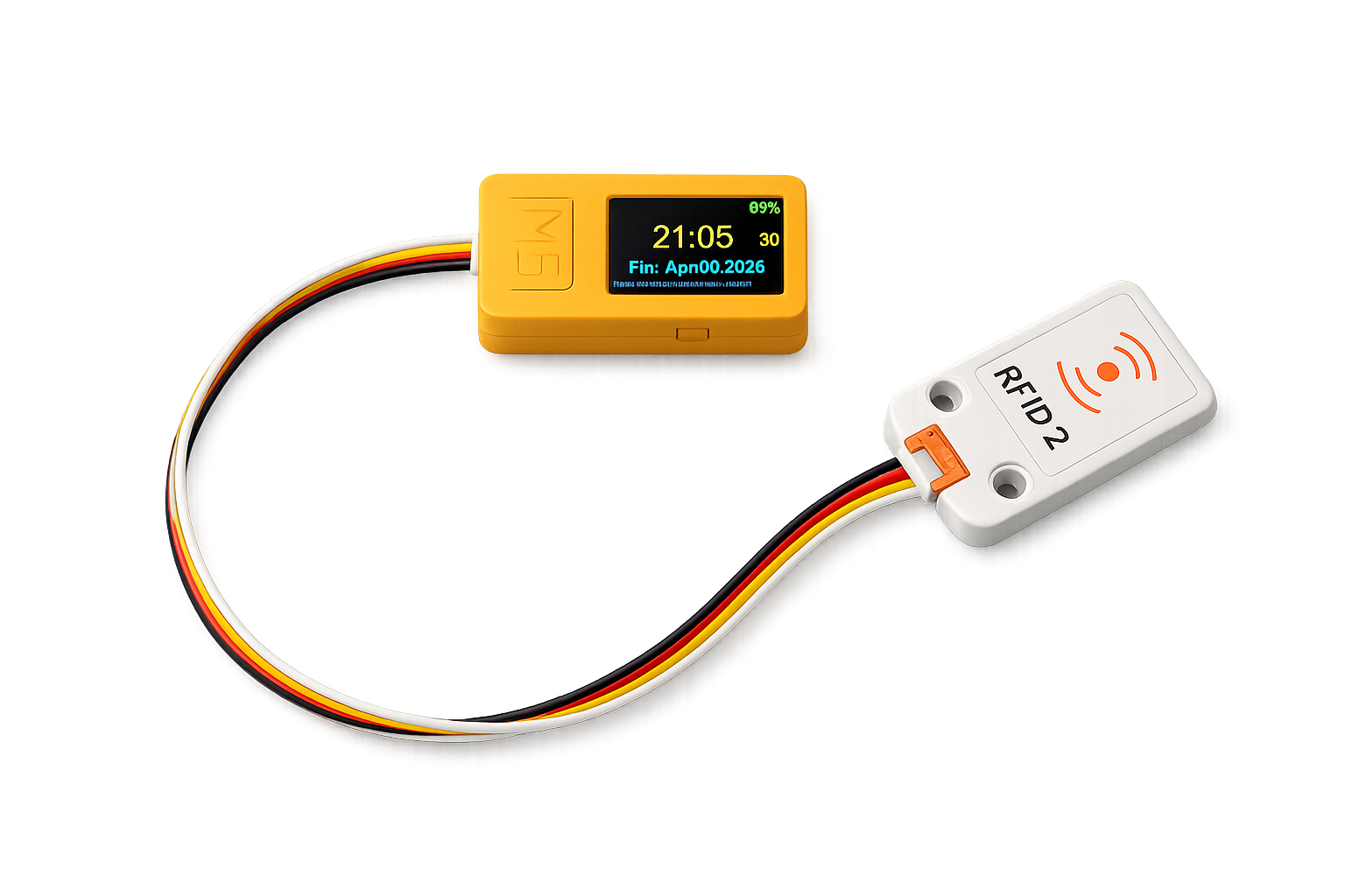 Victor hardware with M5StickC Plus2 and RFID 2 Unit